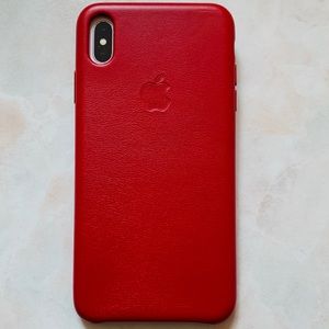 Original Apple Leather Case iPhone XS Max
